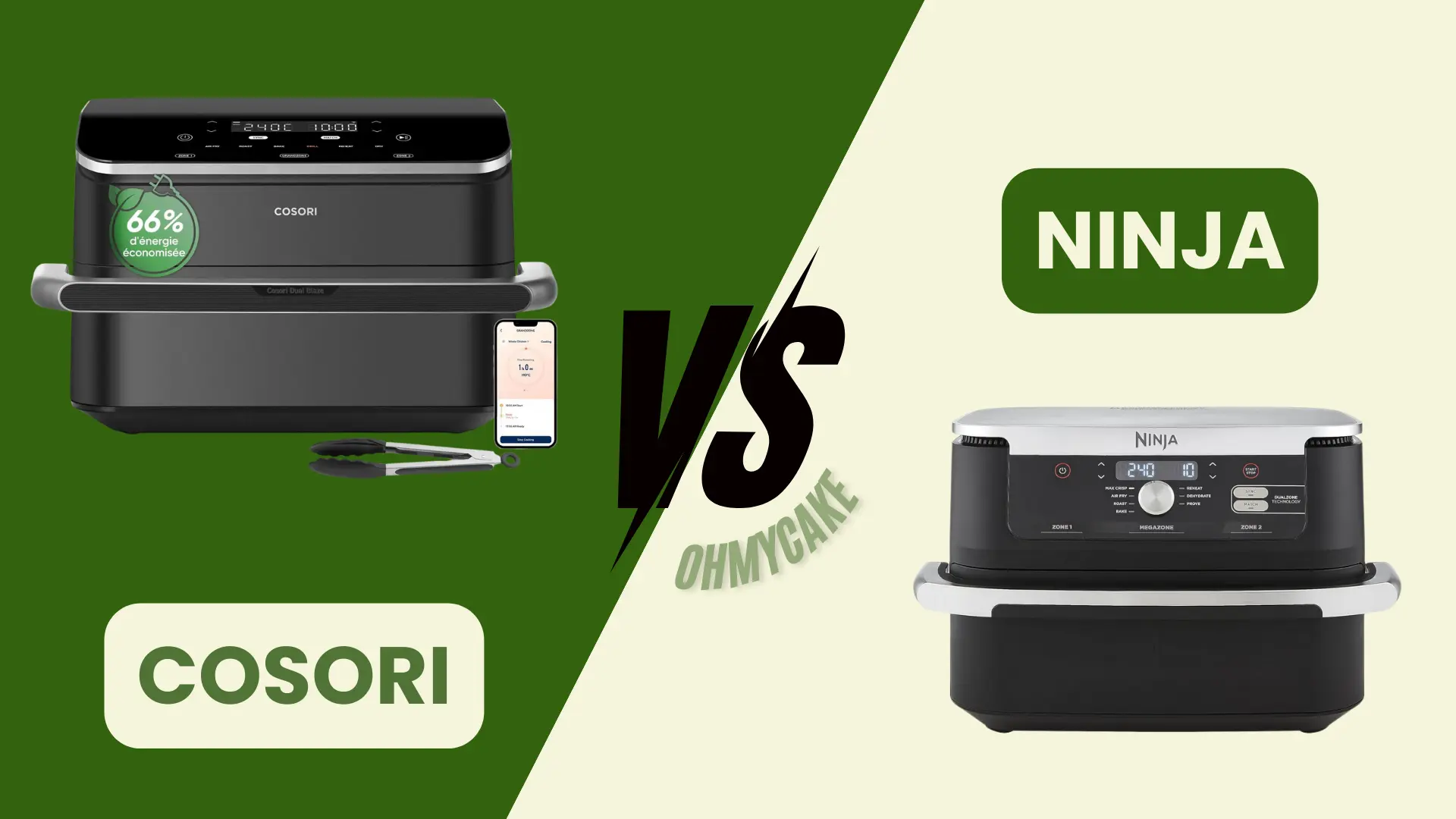 Lire la suite à propos de l’article Air Fryer Ninja ou Cosori : Notre comparatif des deux marques